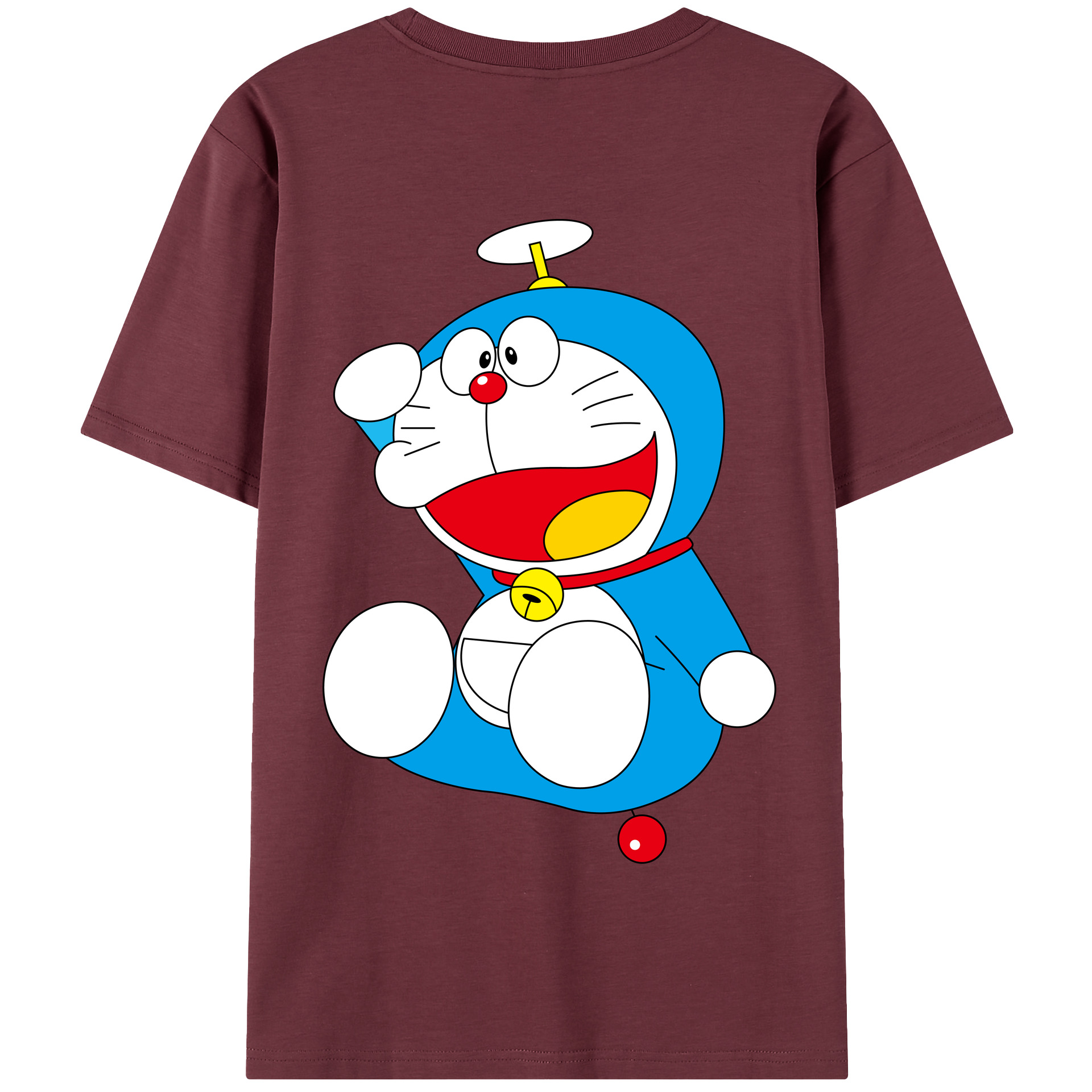 （画像用） ドラえもん Doraemon 綿100％半袖Tシャツ（背面プリント）